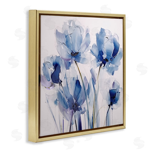 Stupell Industries Sasha | Abstract Blue Tulips
