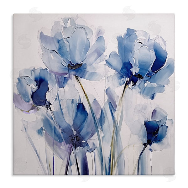 stupell industries Sasha | Abstract Blue Tulips