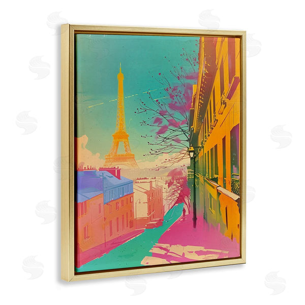 Stupell Industries Sasha | Abstract Paris Tower