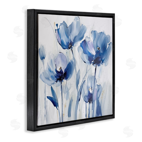 Stupell Industries Sasha | Blue Abstract Blooms