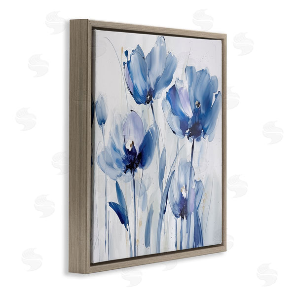 Stupell Industries Sasha | Blue Abstract Blooms