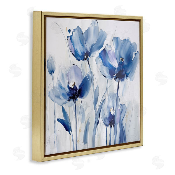Stupell Industries Sasha | Blue Abstract Blooms