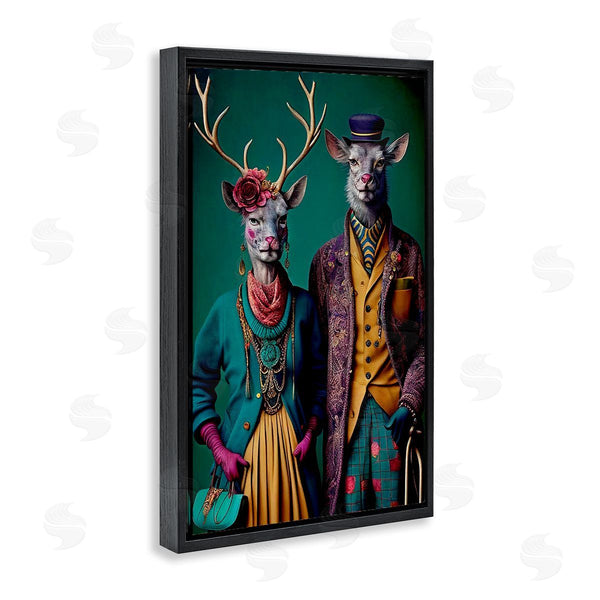 Stupell Industries Sasha | Deer In Historic Clothes