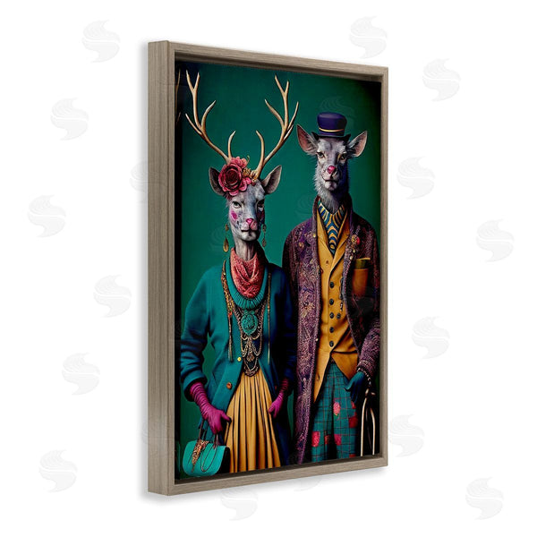 Stupell Industries Sasha | Deer In Historic Clothes