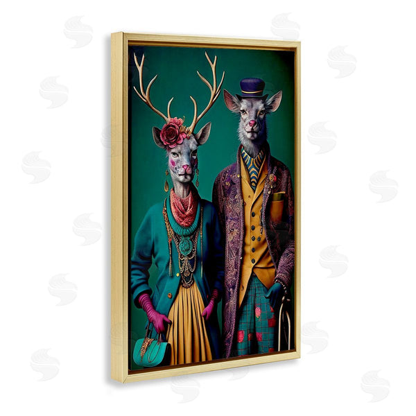 Stupell Industries Sasha | Deer In Historic Clothes