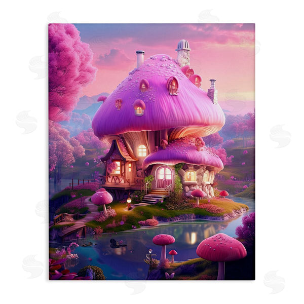 stupell industries Sasha | Forest Mushroom Cottage