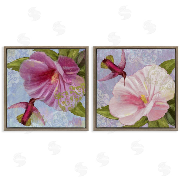 Stupell Industries Sasha | Hummingbirds & Poppy Bulbs