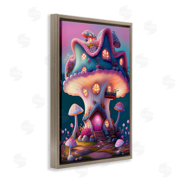 Stupell Industries Sasha | Mushroom Cottage House