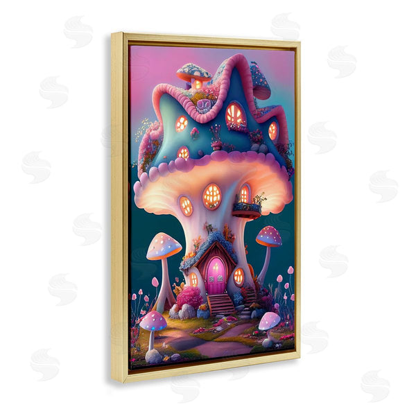 Stupell Industries Sasha | Mushroom Cottage House