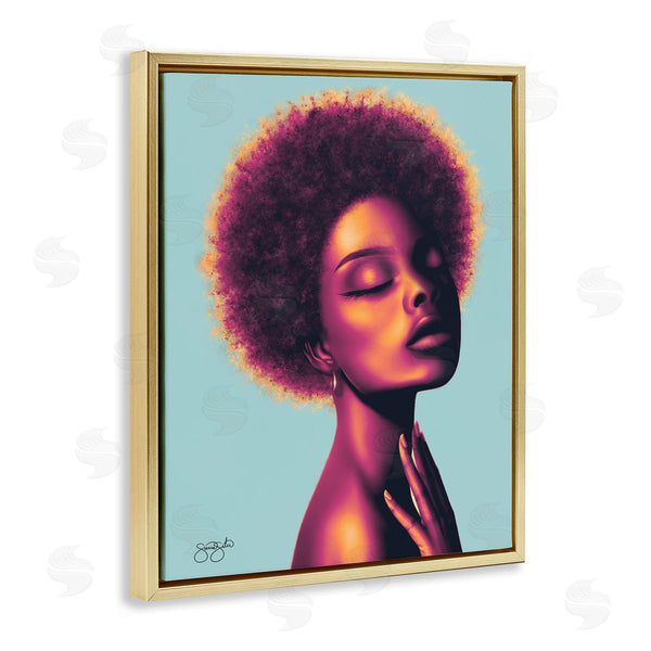 Stupell Industries Sierra Siler | Blue Maya Portrait