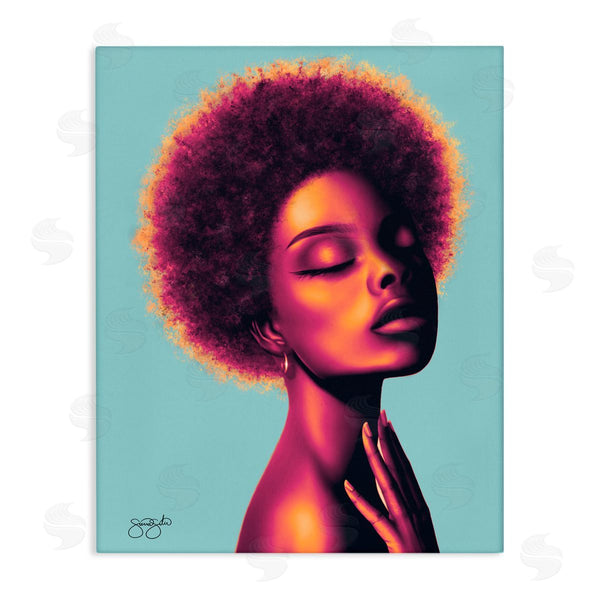 stupell industries Sierra Siler | Blue Maya Portrait