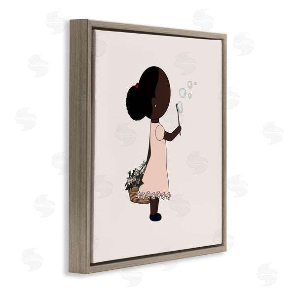 Stupell Industries Sierra Siler | Girl With Bubbles