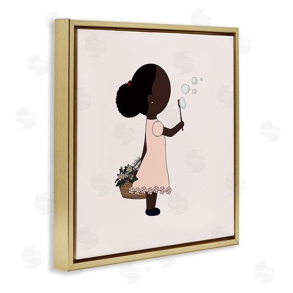 Stupell Industries Sierra Siler | Girl With Bubbles