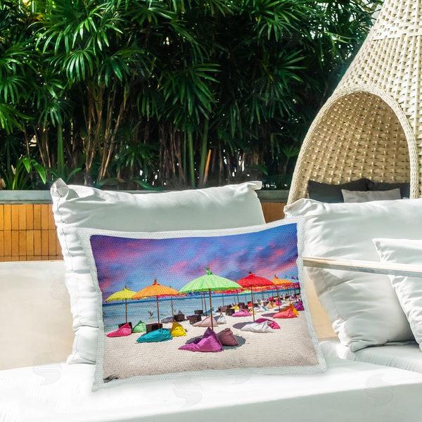 Stupell Industries Silver | Beach Resort Umbrellas