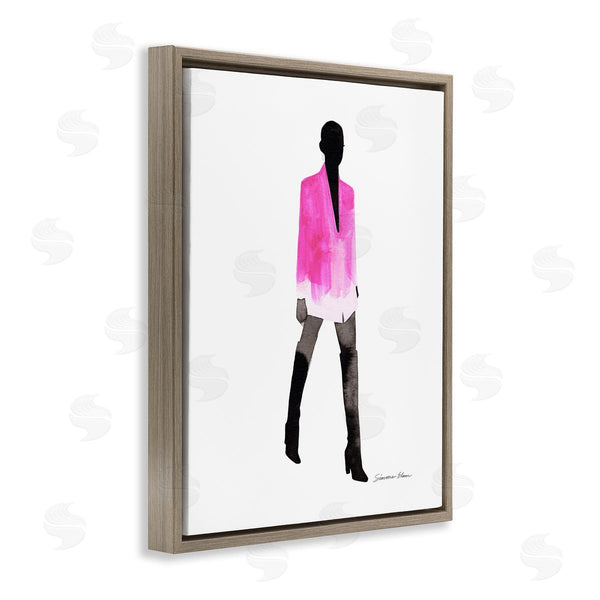 Stupell Industries Simone Elum | Girl In Pink Jacket