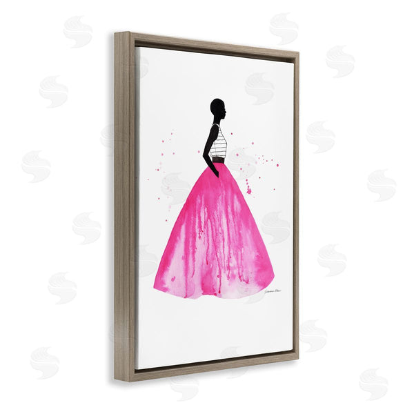 Stupell Industries Simone Elum | Pink Ballgown Skirt