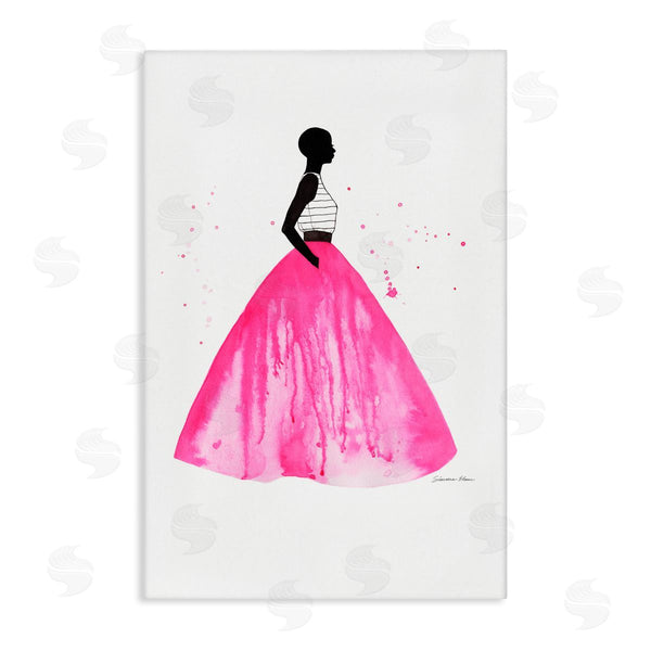 stupell industries Simone Elum | Pink Ballgown Skirt