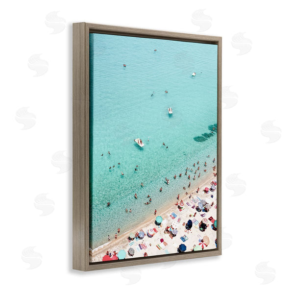 Stupell Industries Sisi And Seb | Busy Beach View