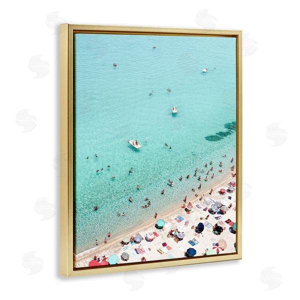 Stupell Industries Sisi And Seb | Busy Beach View