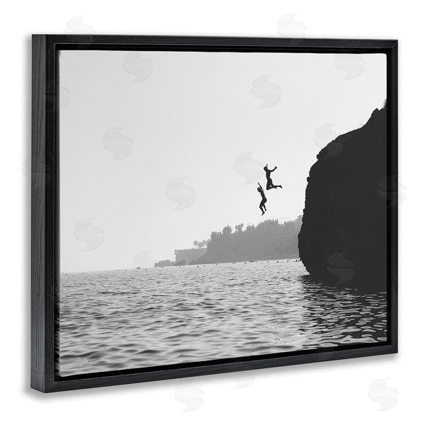 Stupell Industries Sisi And Seb | Diving Ocean Cliff
