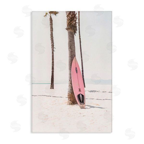 stupell industries Sisi and Seb | Pink Surf Board