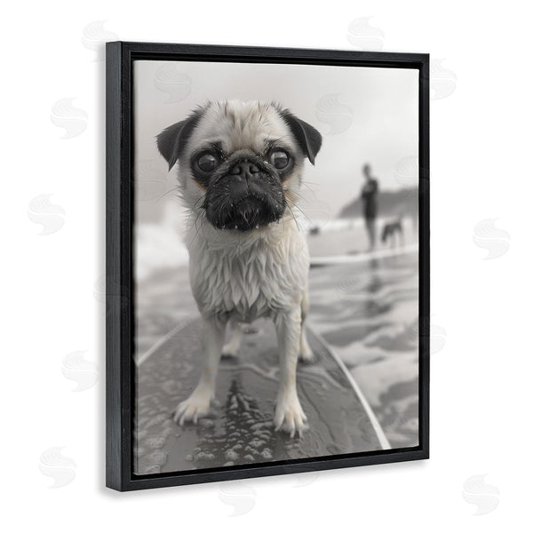 Stupell Industries Sophie 6 | Boogie Pug Surfing