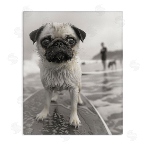 stupell industries Sophie 6 | Boogie Pug Surfing