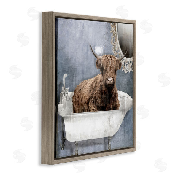 Stupell Industries Sophie 6 | Le Bain Bleu Cattle