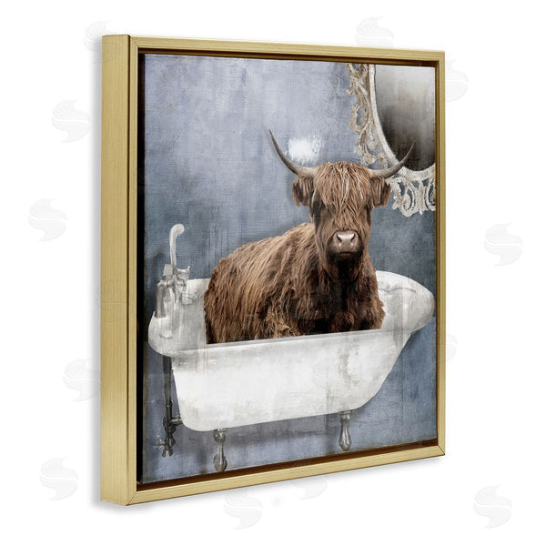 Stupell Industries Sophie 6 | Le Bain Bleu Cattle