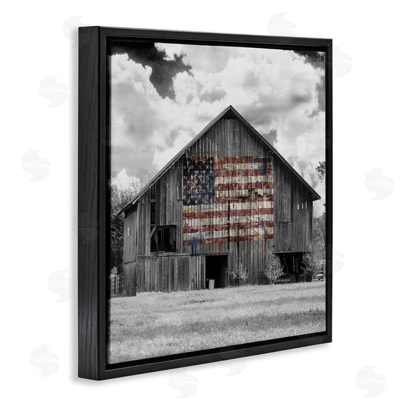 Stupell Industries Sophie 6 | Patriotic Rustic Barn
