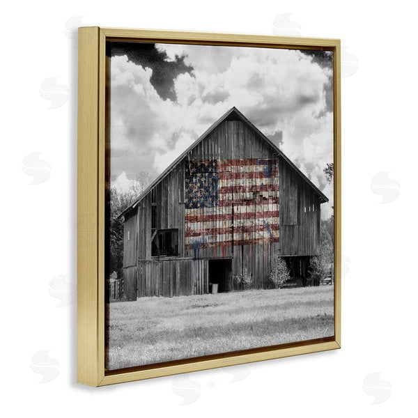 Stupell Industries Sophie 6 | Patriotic Rustic Barn