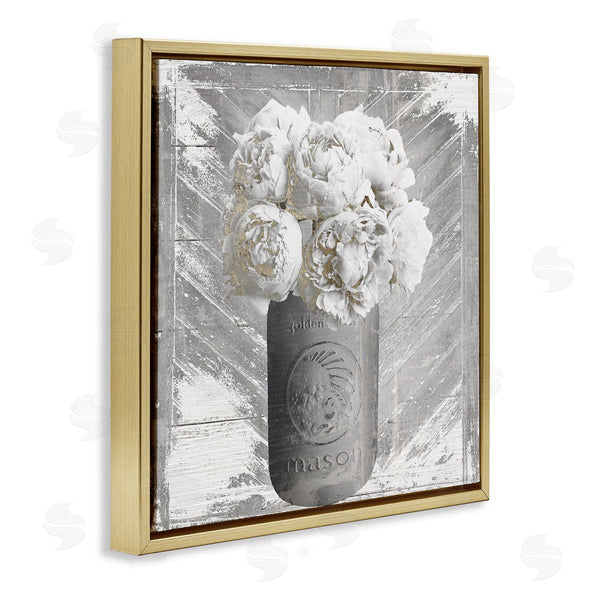 Stupell Industries Sophie 6 | Peony In Rustic Jar