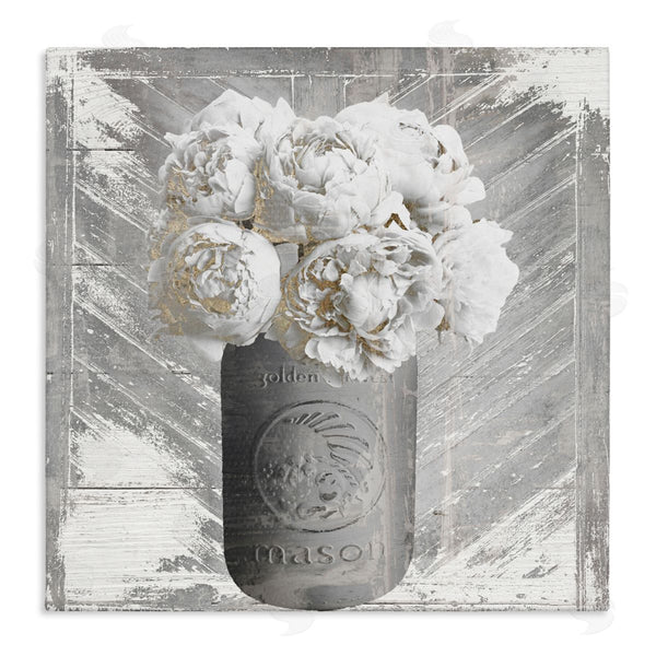 stupell industries Sophie 6 | Peony in Rustic Jar