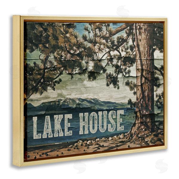 Stupell Industries Sophie 6 | Rustic Lake House View