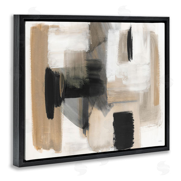 Stupell Industries Stella Chang | Tan & Black Collage