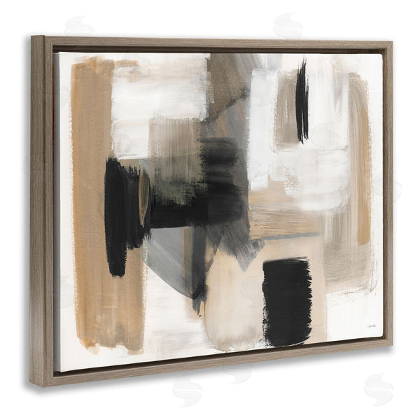 Stupell Industries Stella Chang | Tan & Black Collage