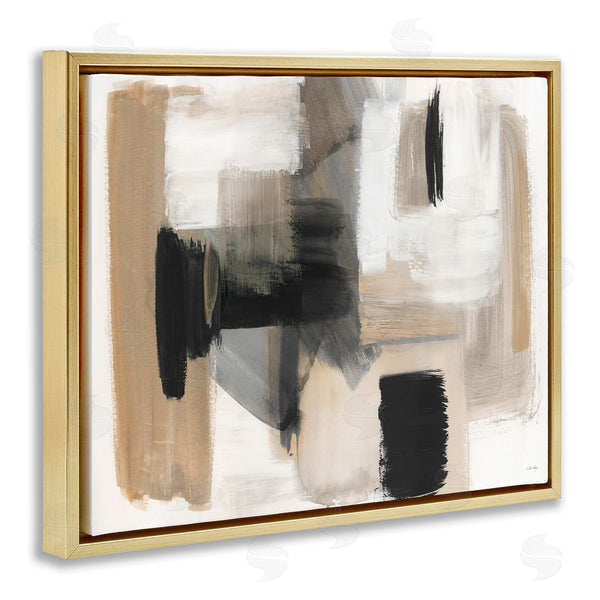 Stupell Industries Stella Chang | Tan & Black Collage