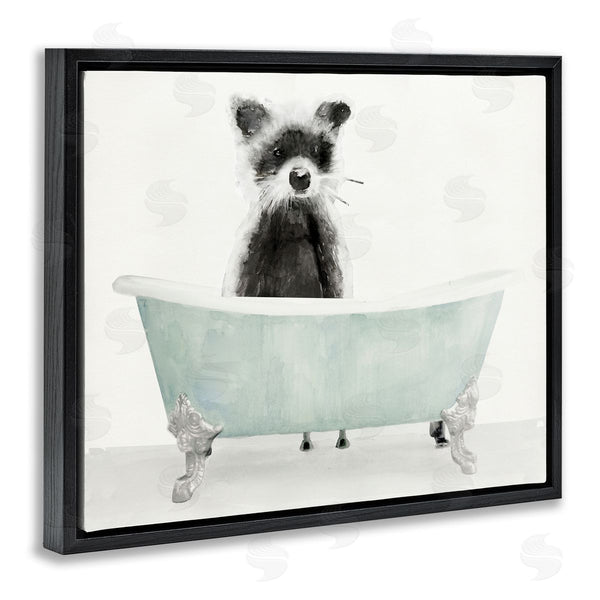 Stupell Industries Stellar Studio | Raccoon In A Tub