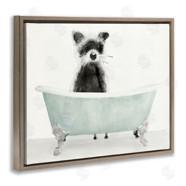 Stupell Industries Stellar Studio | Raccoon In A Tub