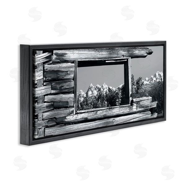 Stupell Industries Steve Toole | Rustic Cabin Window