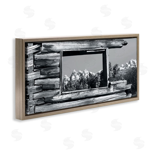 Stupell Industries Steve Toole | Rustic Cabin Window