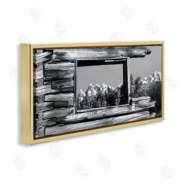 Stupell Industries Steve Toole | Rustic Cabin Window