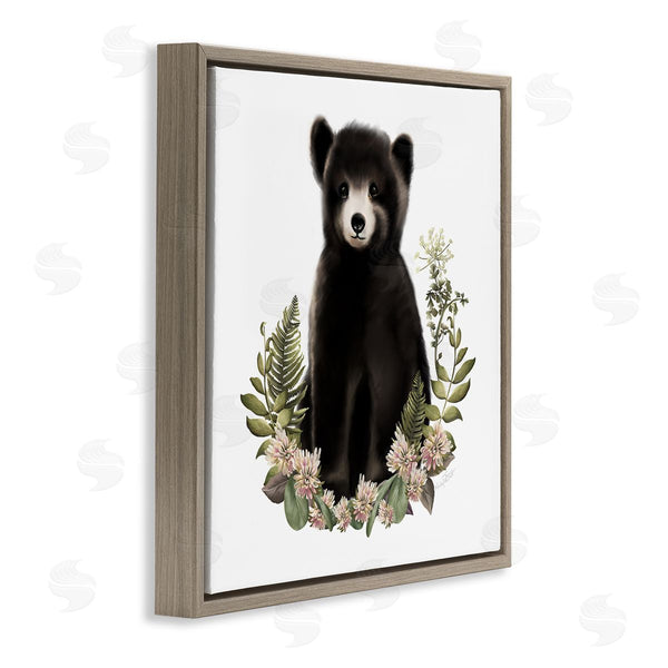 Stupell Industries Studio Q | Floral Bramble Bear