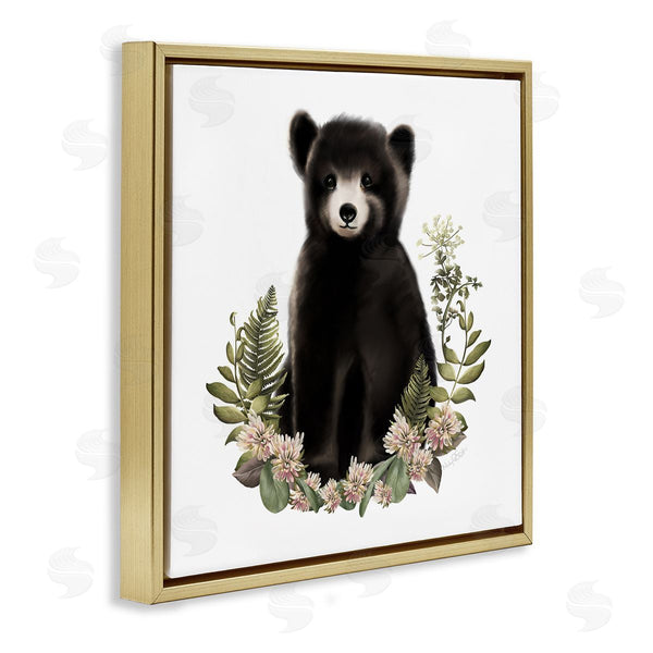 Stupell Industries Studio Q | Floral Bramble Bear