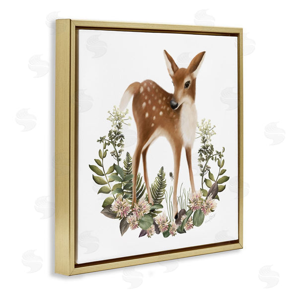 Stupell Industries Studio Q | Floral Bramble Deer