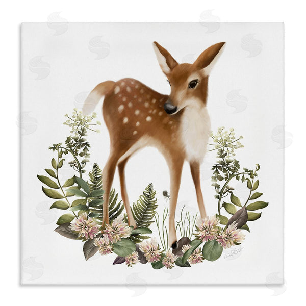 stupell industries Studio Q | Floral Bramble Deer