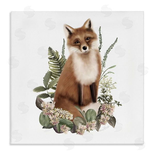 stupell industries Studio Q | Floral Bramble Fox