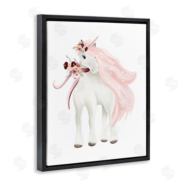 Stupell Industries Studio Q | Glam Pink Unicorn
