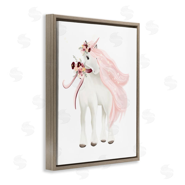Stupell Industries Studio Q | Glam Pink Unicorn