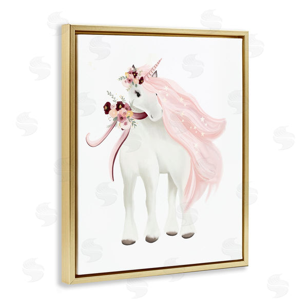Stupell Industries Studio Q | Glam Pink Unicorn